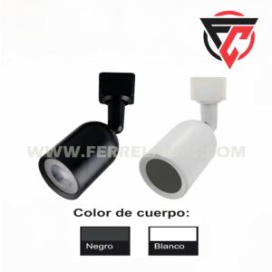 SPOT RIEL GU10 DE POLICARBONATO