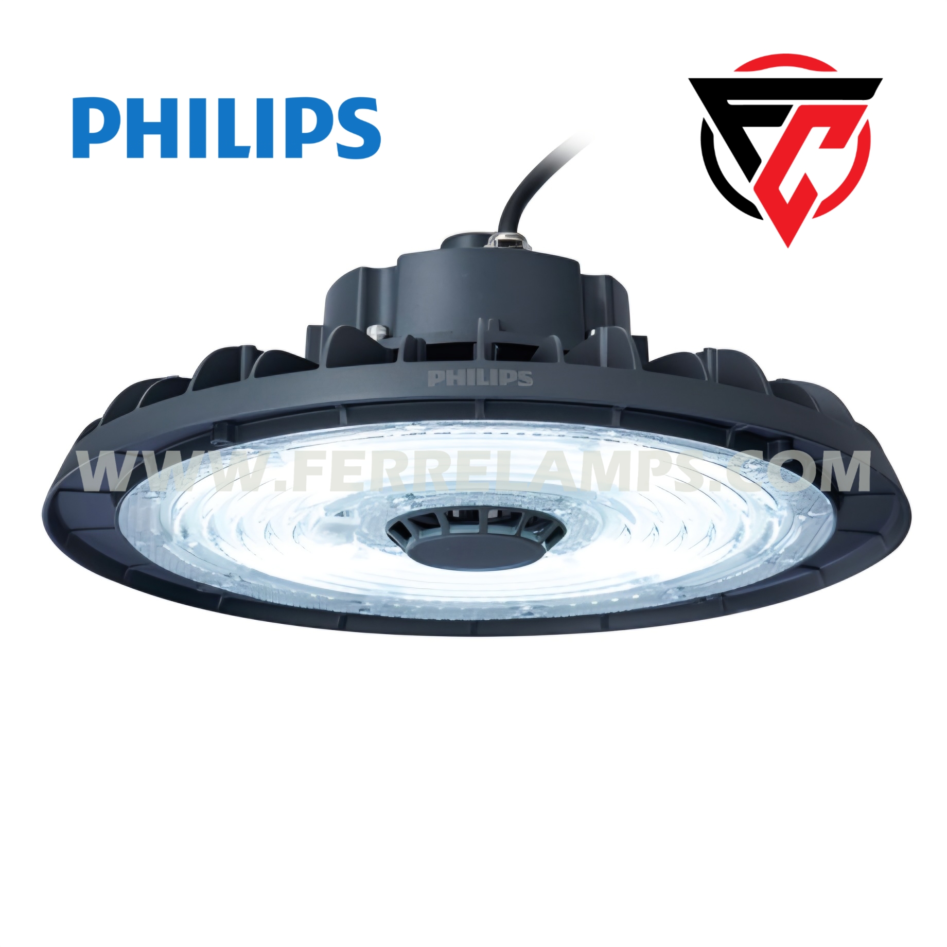 LUMINARIA LED HIGH BAY 150W 6500K IP65 BY320P G2 LED210/CW PSU 120-277V PHILIPS