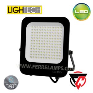 REFLECTOR LED ECO 100W 6500K IP65 NEGRO - LIGHTECH
