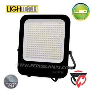 REFLECTOR LED ECO 200W 6500K IP65 NEGRO - LIGHTECH