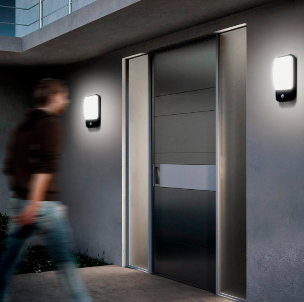 APLIQUE VENTO LED 20W 6000K CON SENSOR IP65 NEGRO LIGHTECH - Imagen 2