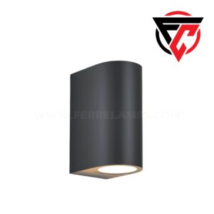 APLIQUE PARA EXTERIOR DE PARED ARIES GU10 NEGRO