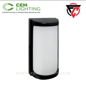 APLIQUE LED KENZO 20W 3CCT IP65 NEGRO CEMLIGHTING