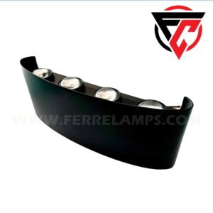 APLIQUE LED PARA EXTERIOR E INTERIOR 8W 3000K NEGRO