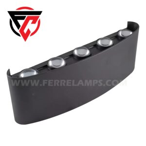 APLIQUE LED PARA EXTERIOR E INTERIOR 10W 3000K NEGRO